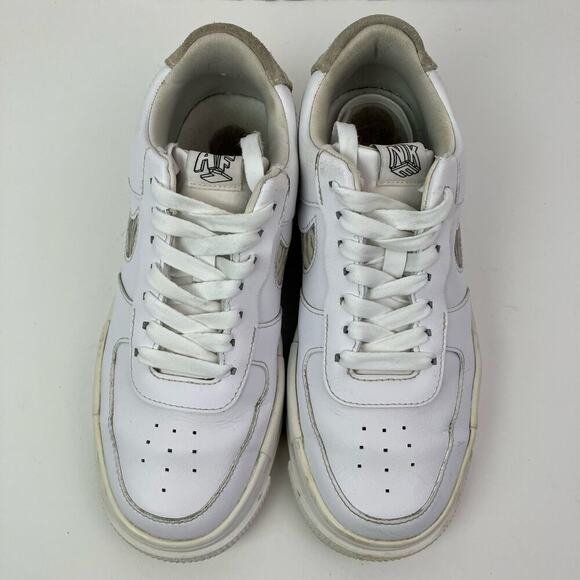Nike Air Force 1 Pixel SE Zebra Sneakers Low Top Platform Womens Sz 7 White Gray - Picture 5 of 16